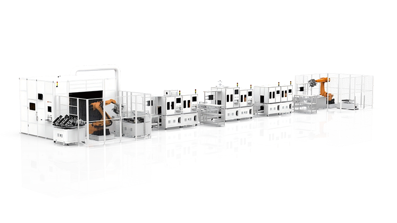 模組pack自動化產線